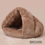 New Pet Dog Cat Cave Igloo Bed Basket House Kitten Soft Cozy Indoor Cushion Kennel Hot