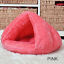 New Pet Dog Cat Cave Igloo Bed Basket House Kitten Soft Cozy Indoor Cushion Kennel Hot