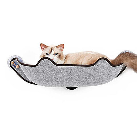 Cat Hammock Bed Mount Suction Cups Window Hanging Warm Bed For Pet Cat Rest House Sun Wall Bed Soft Ferret Cage