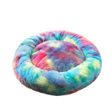 Dog Round Cat Dog Bed Warm Sleeping Bag Long Plush Soft Pet House Calming Bed Cama Para Cachorro Gatos Productos Para Mascotas