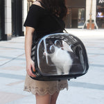 Travel Cat Dog Carrier Bag Transparent Outdoor Puppy Dog Cat Carrying Bags Small Pet Handbag Soft Dog Kennel Shoulder Backpack