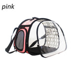 Travel Cat Dog Carrier Bag Transparent Outdoor Puppy Dog Cat Carrying Bags Small Pet Handbag Soft Dog Kennel Shoulder Backpack