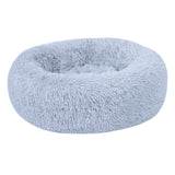 Pet Calming Bed Shag Donut Cuddler Plush Cats Dog Sleeping Mat Winter Comfortable Bed E2S