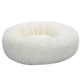 Pet Calming Bed Shag Donut Cuddler Plush Cats Dog Sleeping Mat Winter Comfortable Bed E2S