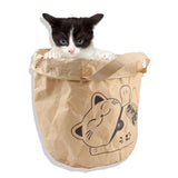 DSstyles Portable Summer Pet Cat Sound Paper Bag Toy for Outdoor Travel  Supplies