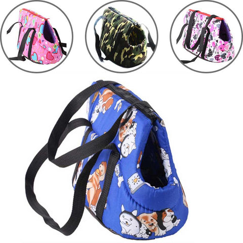 Thicken Breathable Pet Dog Carrier Carrying Bag Cartoon Print Cat Holder for Outdoor Travel Pet Portable Shoulder Bag 20E