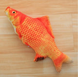 new beautiful artificial pet toy fish plush puppy dog toys cat toys fun pet cat sleeping pillow mint catnip toys 1PCS g666