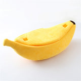 Banana Shape Pet Dog Cat Bed House Mat Durable Kennel Doggy Puppy Cushion Basket Warm Portable Dog Cat Supplies S/M/L/XL