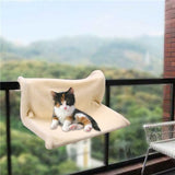 Rhinocats Cat Hammock Cage Radiator Window Bed Lounger Bearings Cushion Cama Gato Adjustable Warm Shelf Seat House for Pet Cats