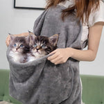 Multiple Function Cat Carrier Bag Soft Comfortable Cat Dog Sleeping Bag Apron Travel outdoor Cats Pet Supplies