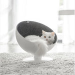 Cat Boss Fiber Spinning Pet Nest White Interactive Rotary Bed Puppy Cave Sleeping Mat Pad Nest Kennel High quality Pets Supplies