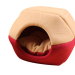 Cute Fashion Winter Cat Dog Bed House Foldable Soft Warm Animal Puppy Cave Sleeping Mat Pad Nest Kennel Pet Supplies @LS JA11